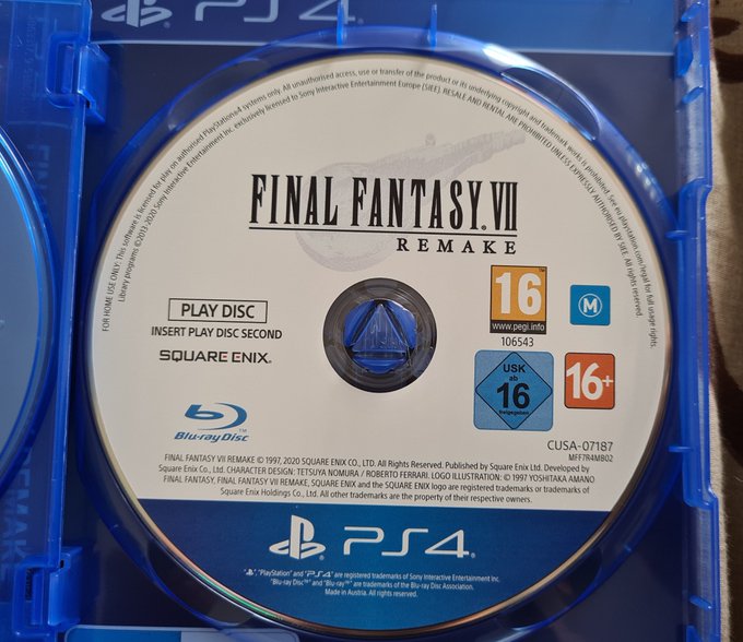 Final Fantasy VII Remake - Verpackung