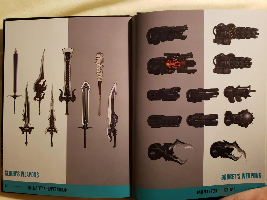 Final Fantasy VII Remake - Screenshots Bilder Artbook