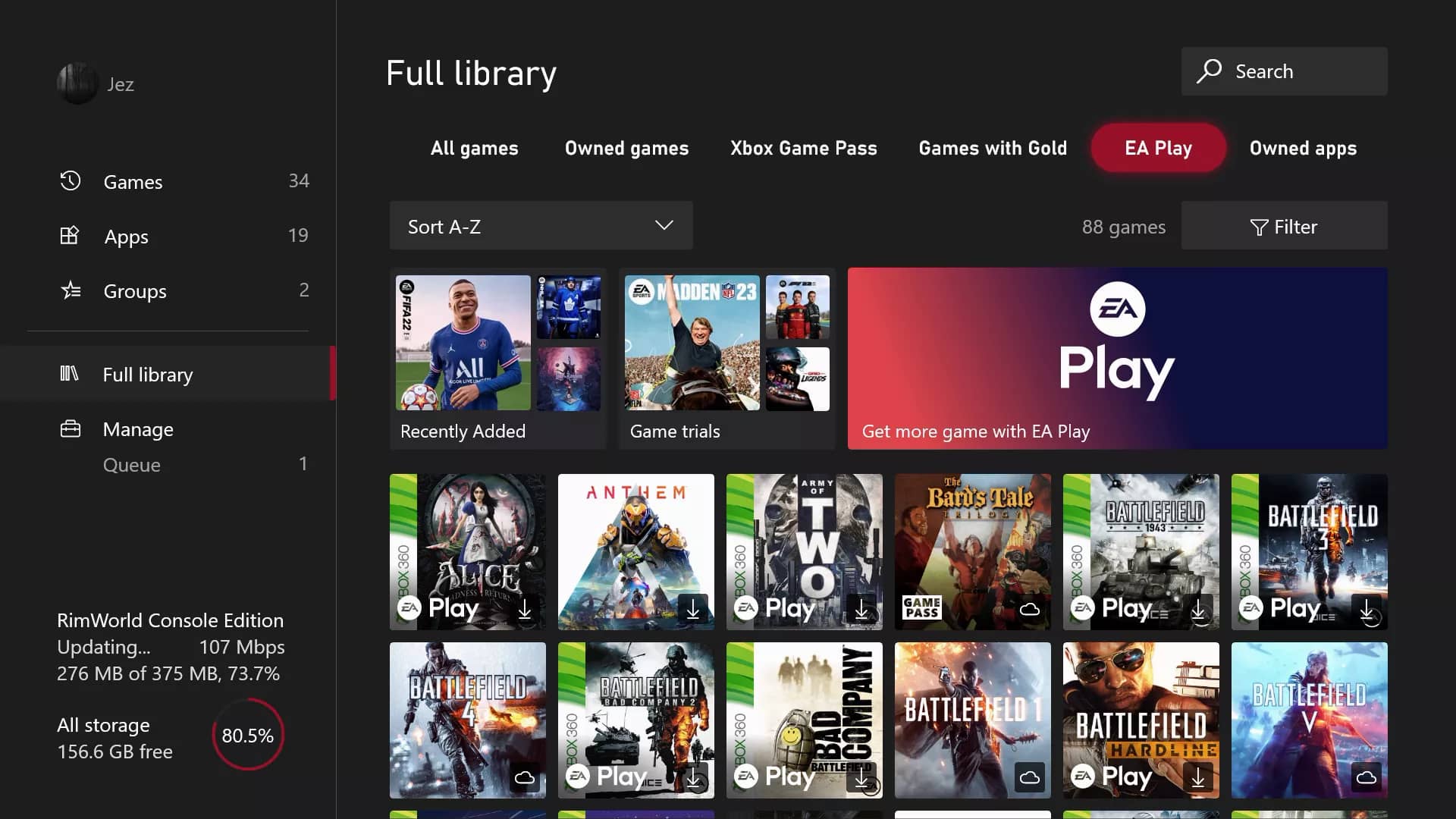 Xbox User Interface - Bilder