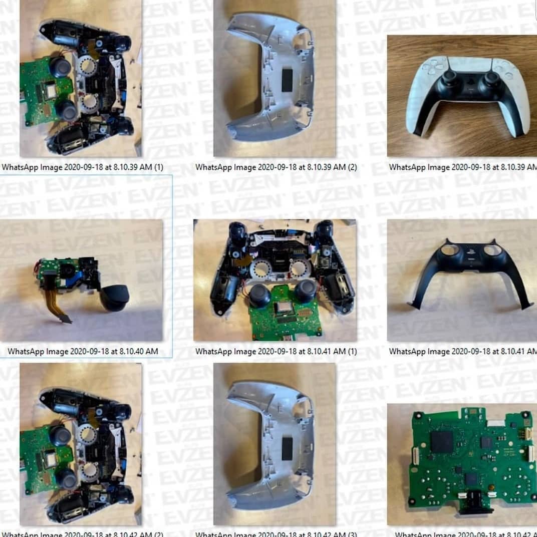 PS5 DualSense Controller TearDown Bilder