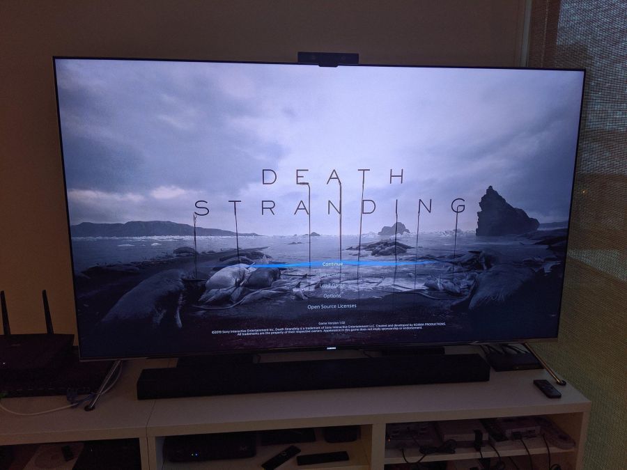 Death Stranding - Titelbildschirm PS4