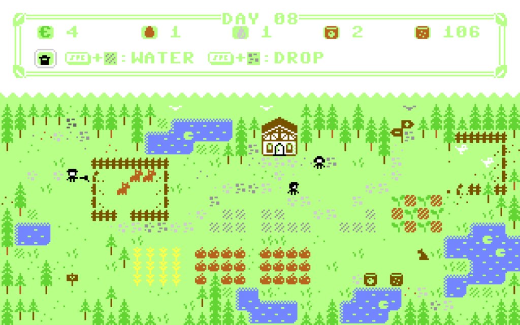 Tiny Harvest C64 Screenshots Bilder