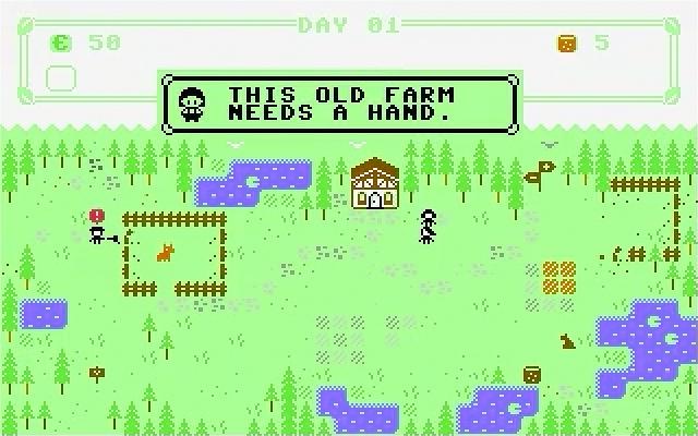 Tiny Harvest C64 Screenshots Bilder