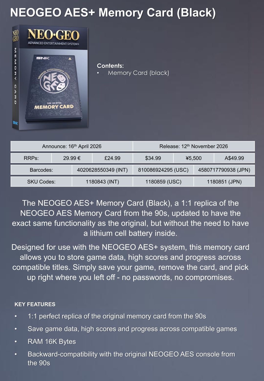 NEOGEO AES+ Screenshots Bilder