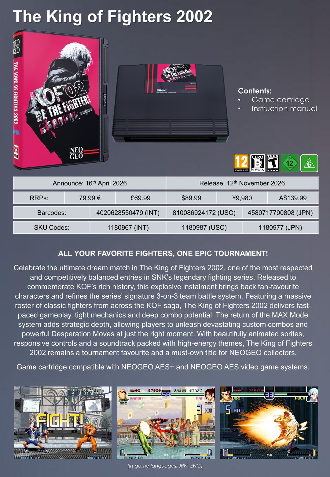 NEOGEO AES+ Screenshots Bilder