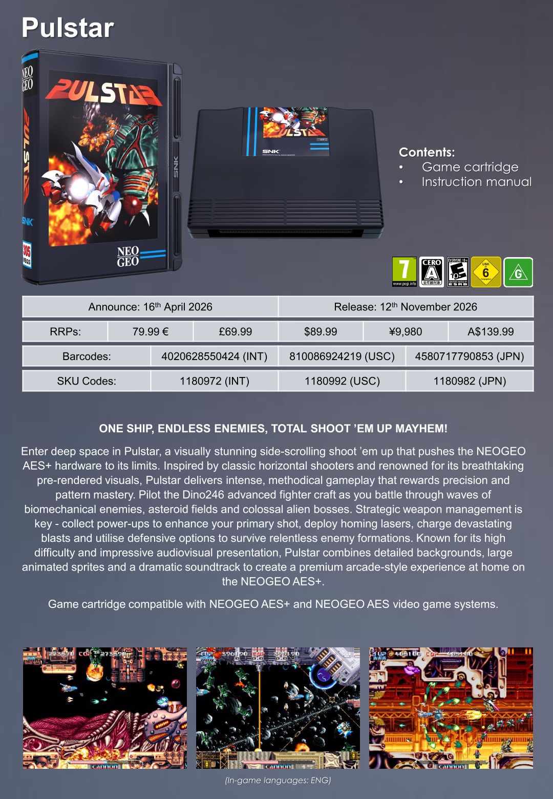 NEOGEO AES+ Screenshots Bilder