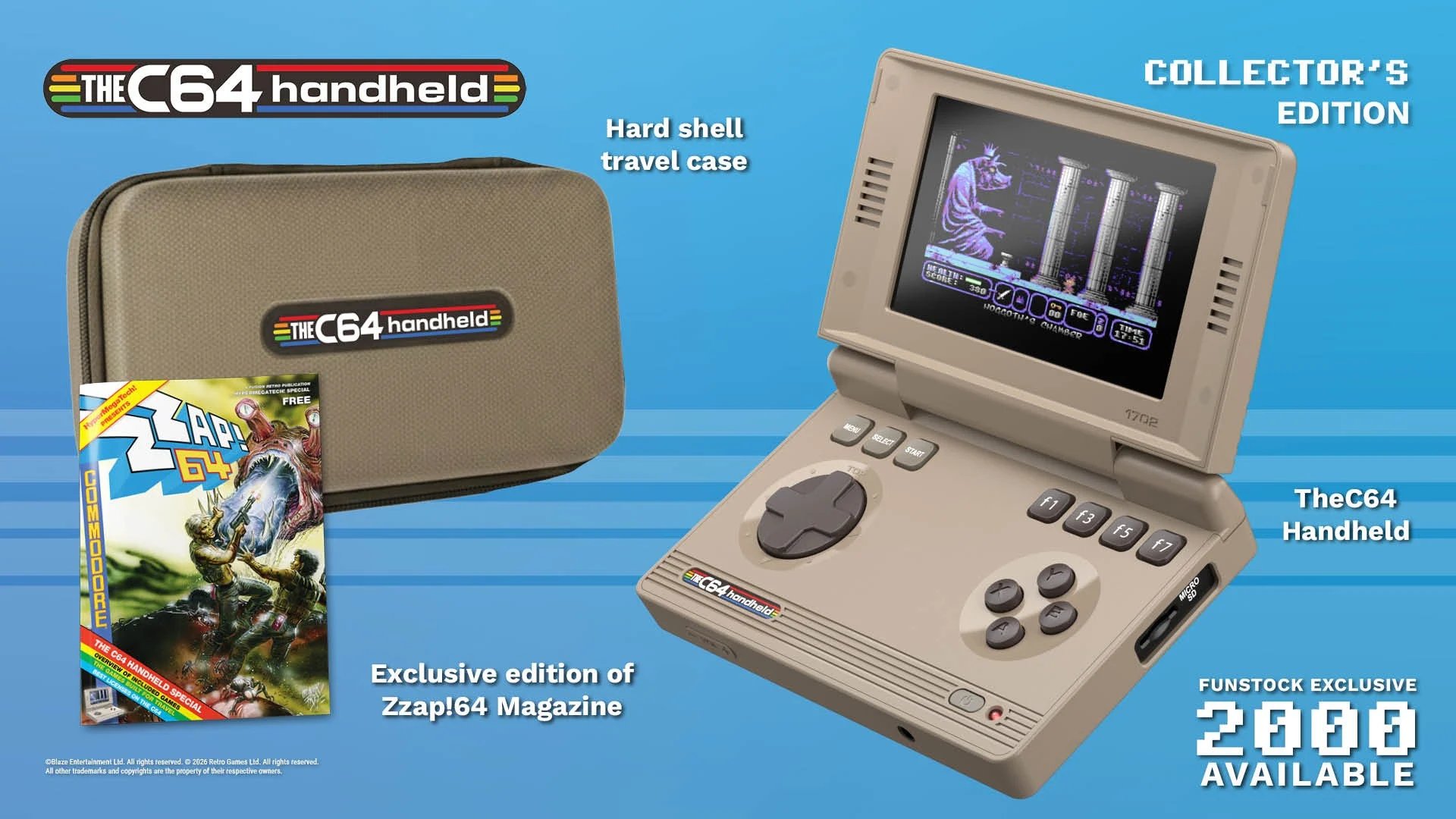 C64 und ZX Spectrum Handhelds Screenshots Bilder