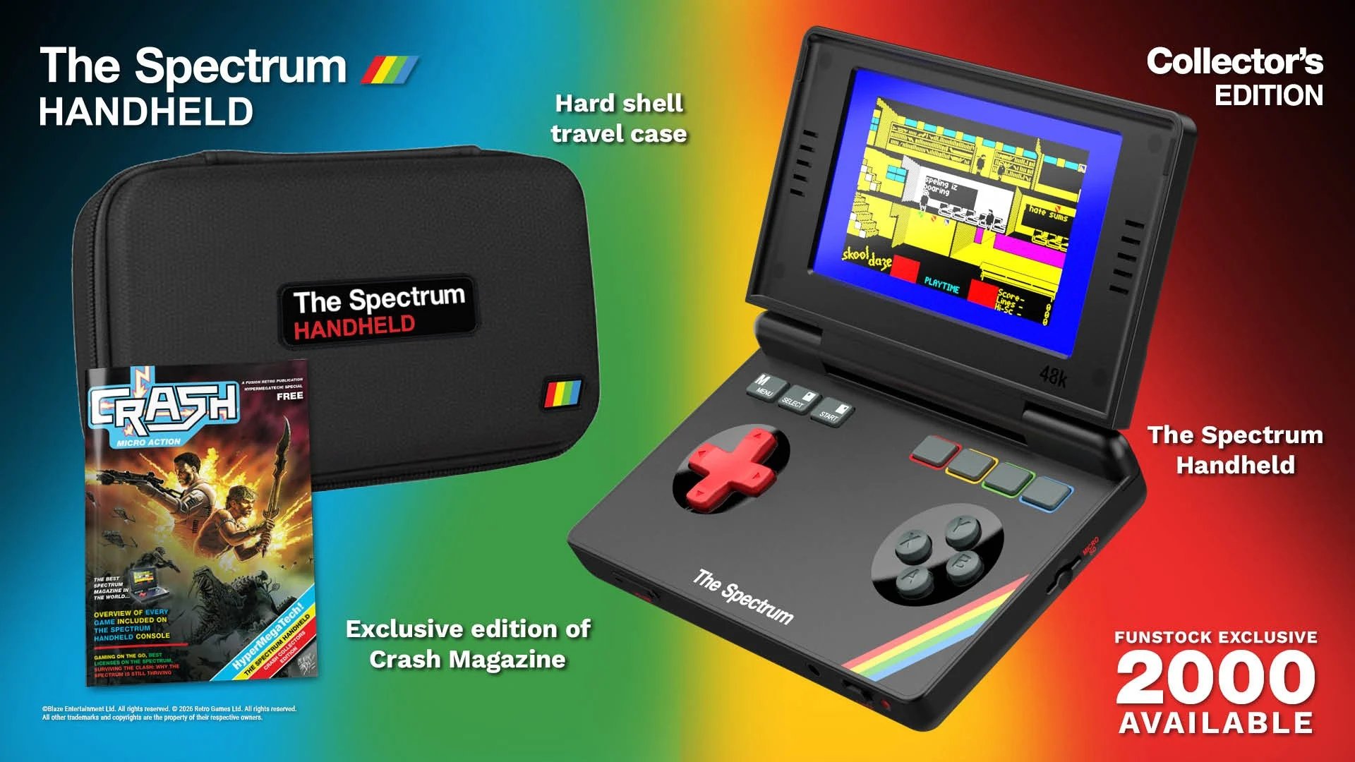 Erste Screenshots & Bilder zu den C64 und ZX Spectrum Handhelds