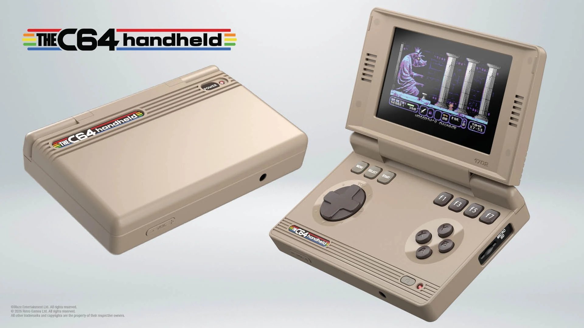 C64 und ZX Spectrum Handhelds Screenshots Bilder