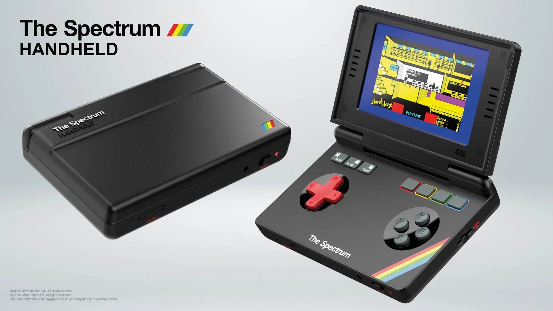 C64 und ZX Spectrum Handhelds Screenshots Bilder
