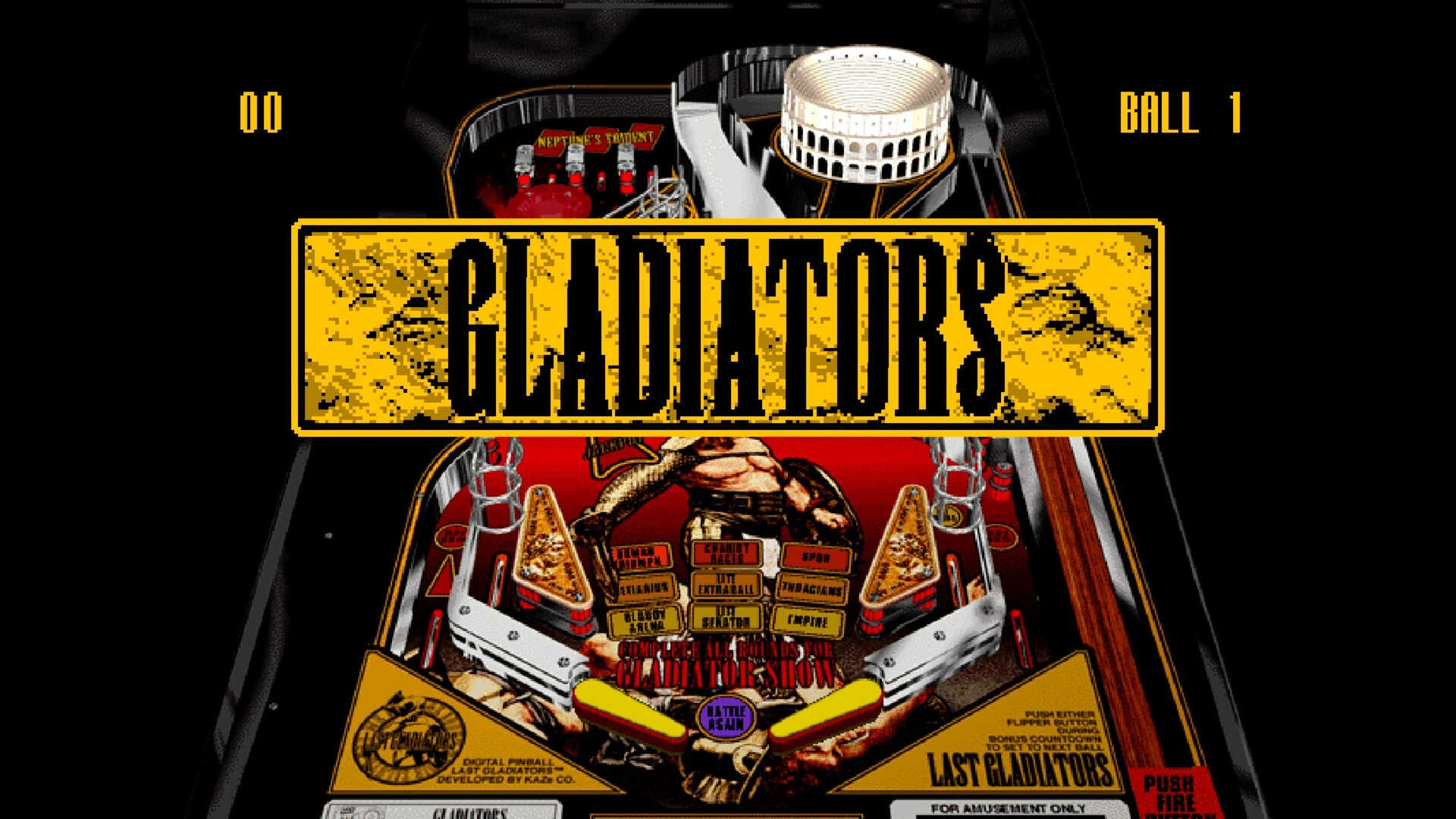 Digital Pinball: Last Gladiators Screenshots Bilder
