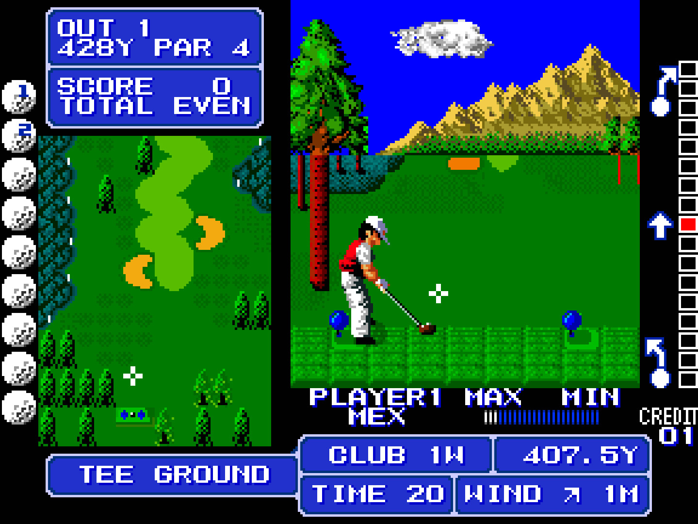 Fighting Golf Screenshots Bilder