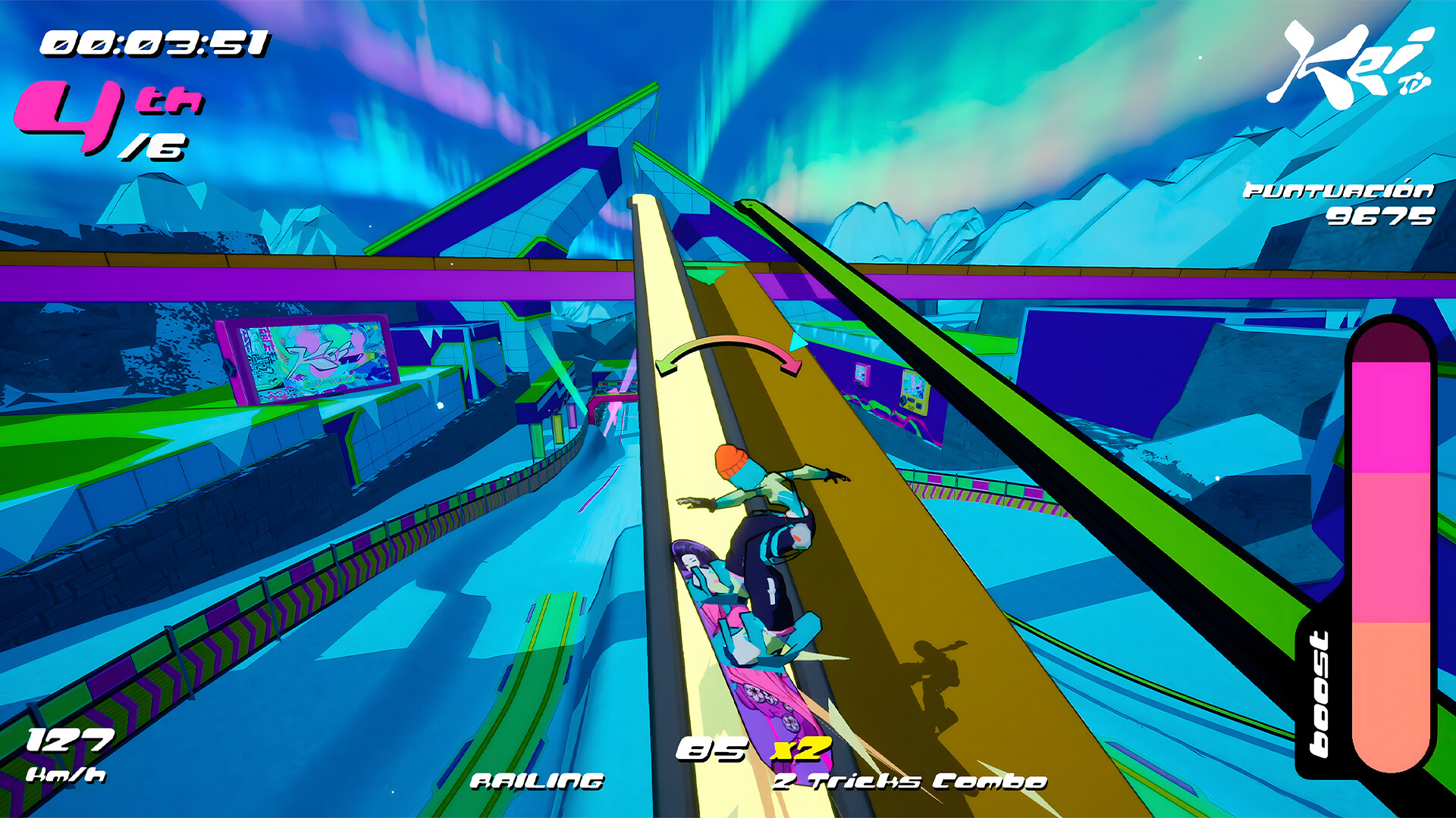 HYPERyuki: Snowboard Syndicate Screenshots Bilder