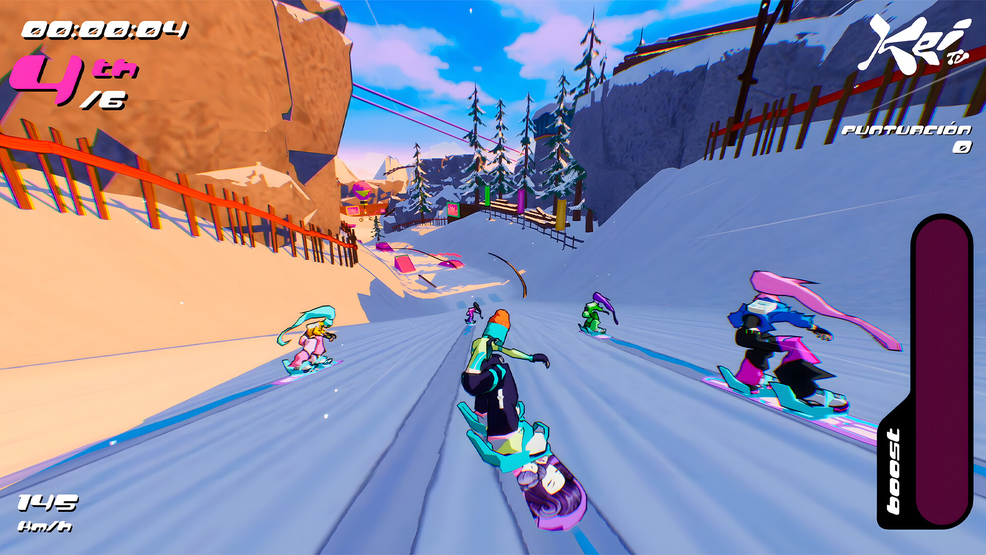 HYPERyuki: Snowboard Syndicate Screenshots Bilder